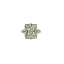 14K White Gold Diamond Cocktail Ring