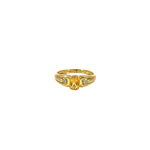 [815353200001] 10K Yellow Gold Topaz Fashion Ring
