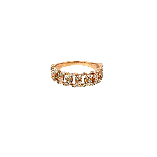 [849913200001] 14K Rose Gold Diamond Fashion Ring