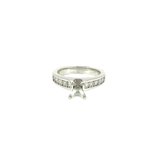 [867970800016] 14K White Gold Diamond Engagement Ring
