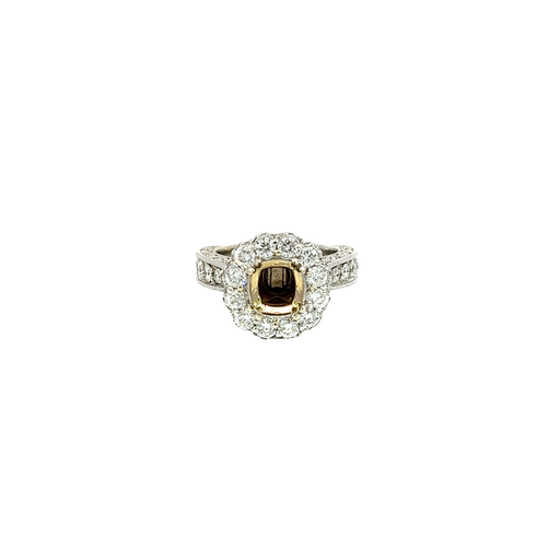 [763171200004] 14K White Gold Diamond Engagement Ring