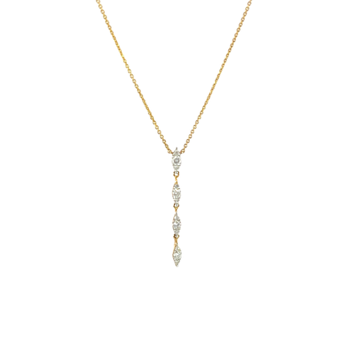 [875746800009] 14K Yellow Gold Diamond Necklace