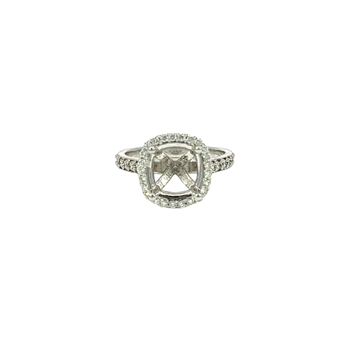 [782089200001] 14K White Diamond Engagement Ring