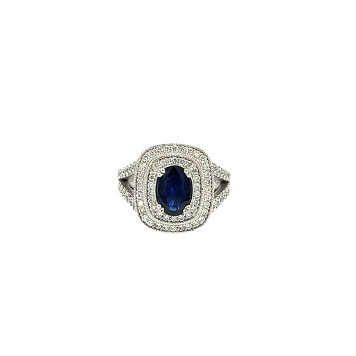 [748825200005] 14K White Gold Diamond Fashion Ring