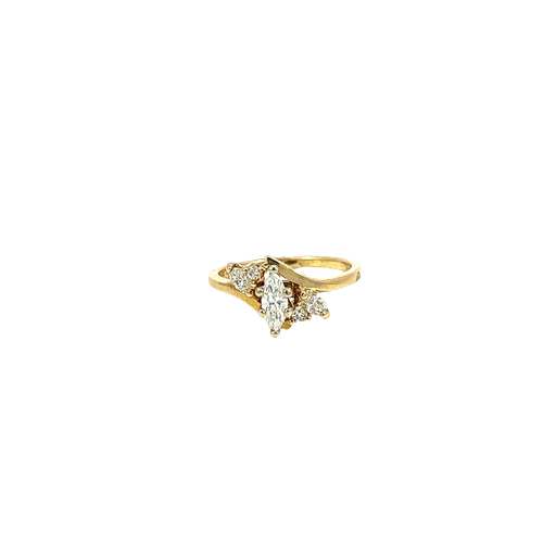 [639360000203] 14K Yellow Gold Diamond Fashion Ring