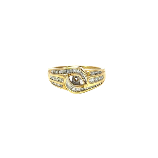 [790470000003] 14K Yellow Gold Diamond Fashion Ring