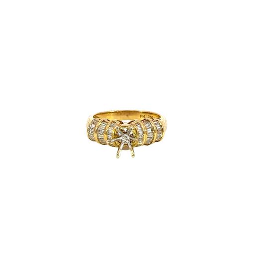 [639360000190] 14K Yellow Gold Diamond Fashion Ring