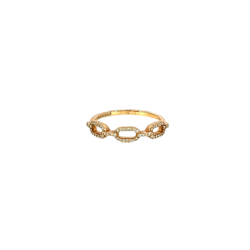 [875574000012] 18K Rose Gold Diamond Fashion and Stackable Ring