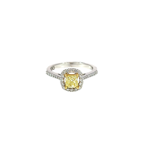 [875574000010] 18K White Gold Diamond Engagement Ring