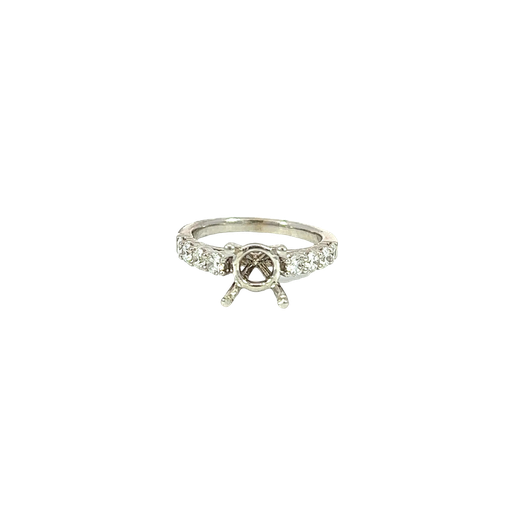 [894672000001] 18K White Gold Diamond Engagement Ring