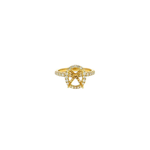 [875228400005] 18K Yellow Gold Diamond Engagement Ring