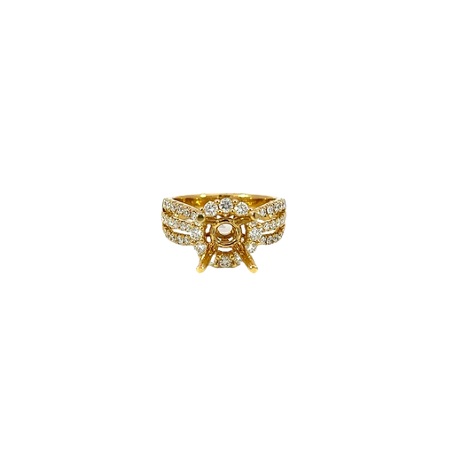 [875314800027] 18K Yellow Gold Diamond Engagement Ring