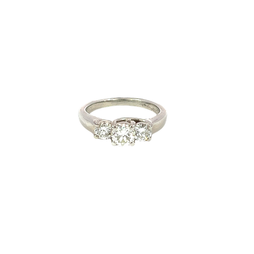 [870476400005] Platinum Diamond Engagement Ring