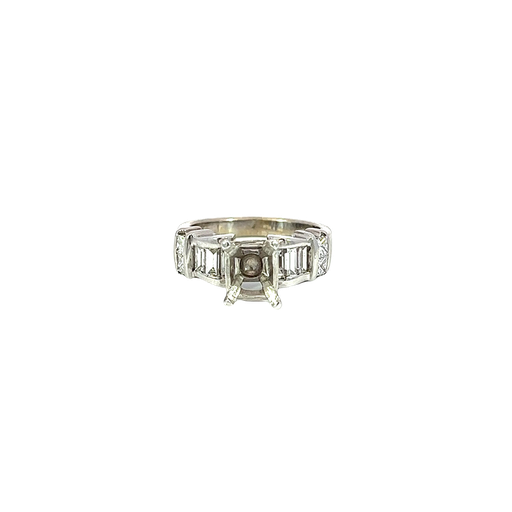 [830563200017] 18K Gold Diamond Engagement Ring
