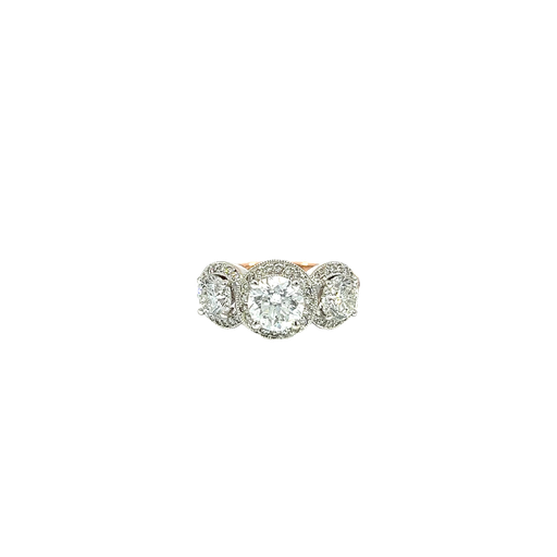 [910623904213] 18K White,Rose Gold Diamond and Fancy Diamond Fashion Ring
