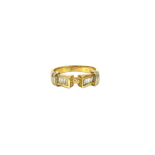 [911509918620] 14K Yellow Gold Diamond Ring