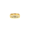 14K Yellow Gold Diamond Band