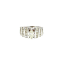 14K White Gold Diamond Fashion Ring