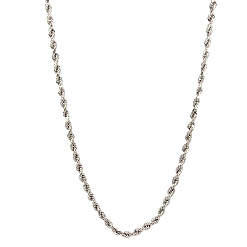 10K White Gold Chain