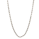 10K White Gold Chain