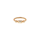 14K Rose Gold Diamond Fashion and Stackable Ring