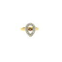 14K Two-Tone Gold Diamond Engagement Ring