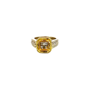 14K Two-Tone Gold Diamond Cocktail Ring