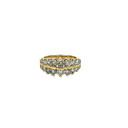 14K Two-Tone Gold Diamond Fashion Ring