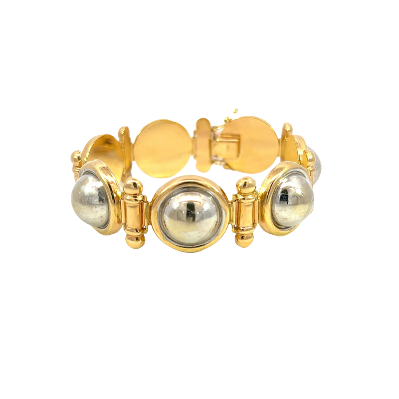 14K Two-Tone Gold Fashion Bracelet