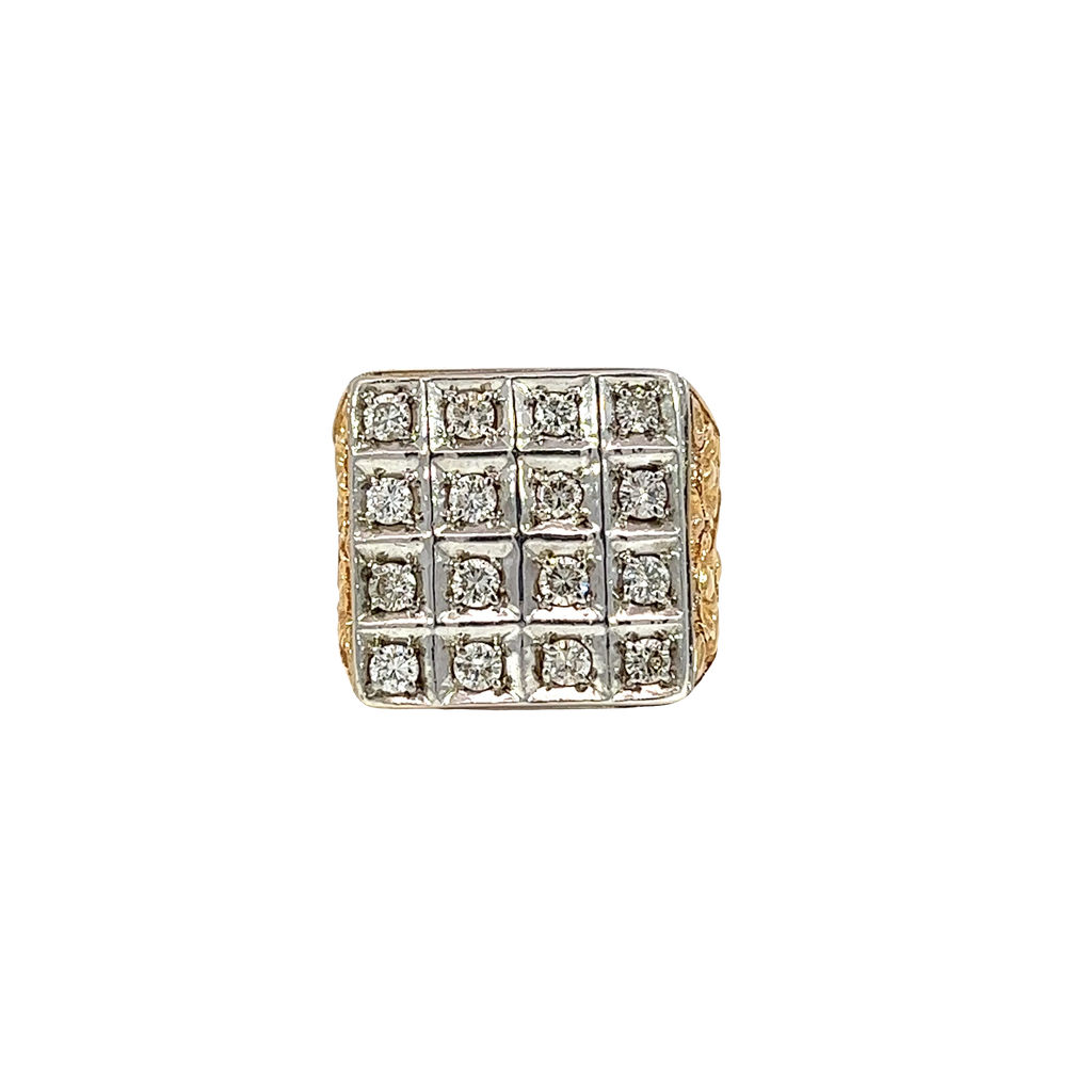 14K Two-Tone Gold Cocktail Ring