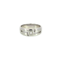 14K White Gold Diamond Band 