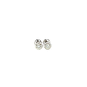 14K White Gold Diamond Stud Earrings