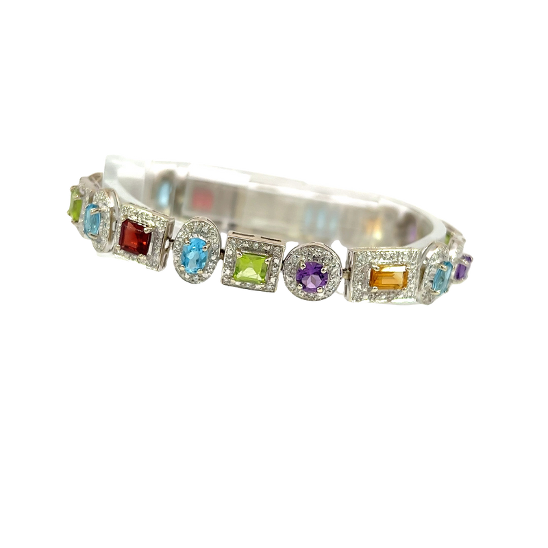 14K White Gold Fashion Bracelet