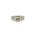 14K White Gold Diamond Engagement Ring