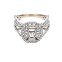 14K White Gold Diamond Fashion Ring