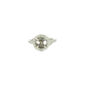 14K White Gold Diamond Engagement Ring