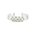 14K White Gold Large Diamond Bracelet
