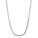 14K White Gold Box Chain
