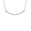 14K White Gold Diamond Necklace