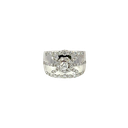 14K White Gold Diamond Cocktail Ring