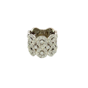 14K White Gold Diamond Band