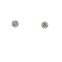 14K White Gold Diamond Earring Jackets