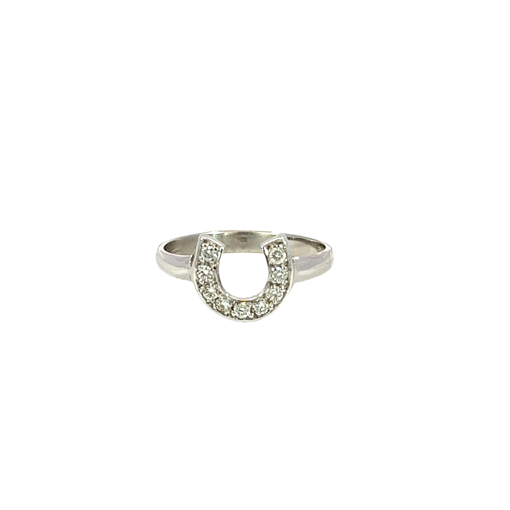 14K White Gold Diamond Fashion Ring