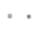 14K White Gold Diamond Earring Jackets
