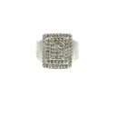14K White Gold Diamond Cocktail Ring