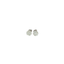 14K White Gold Diamond Stud Earrings