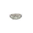 14K White Gold Diamond Engagement Ring