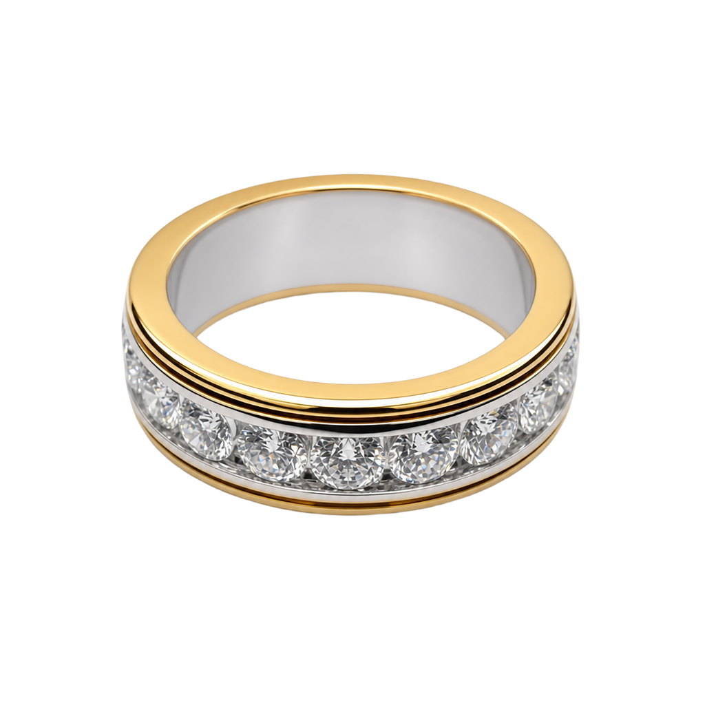 18KTT  Gold  3.50ct Diamond Ring