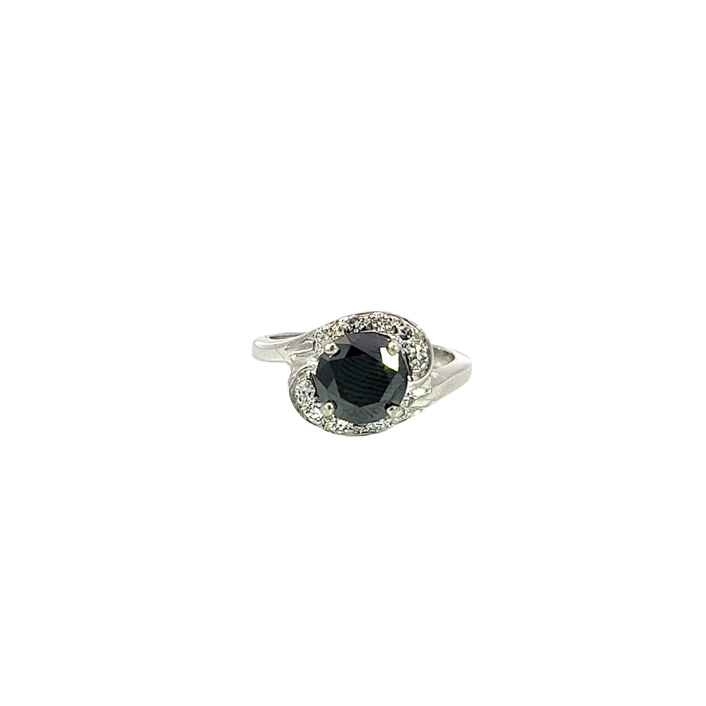 14K White Gold Diamond Fashion Ring