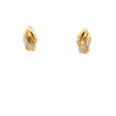14K Yellow Gold Diamond Earrings
